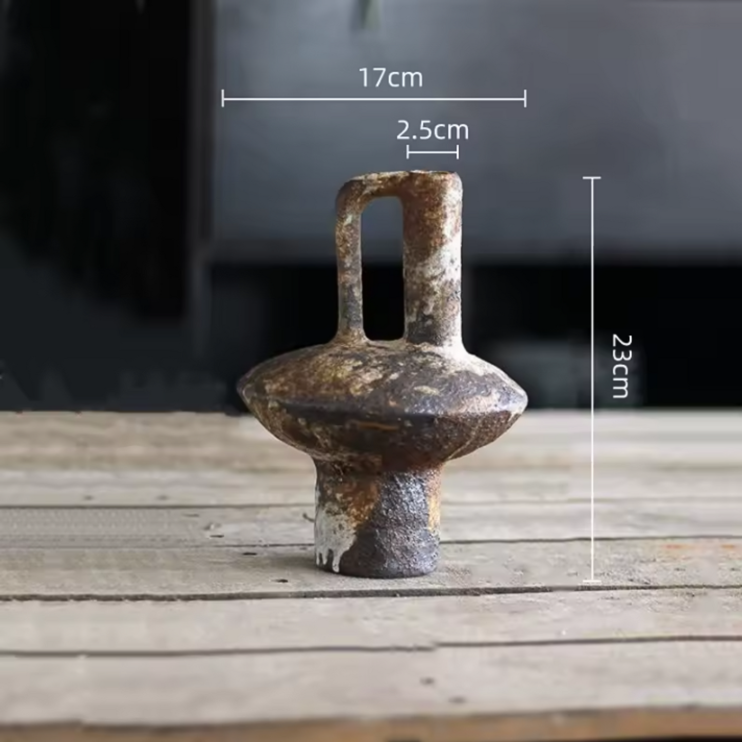 Crude Bottle Ceramic Flower Vase