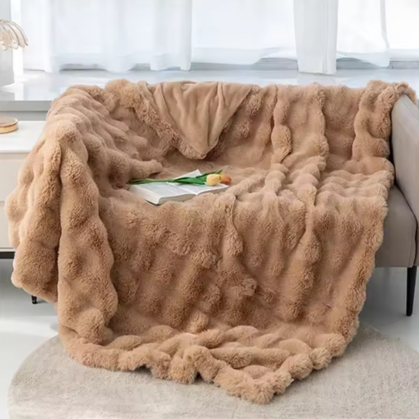 Super Soft Plush Toscana Double Sided Blanket