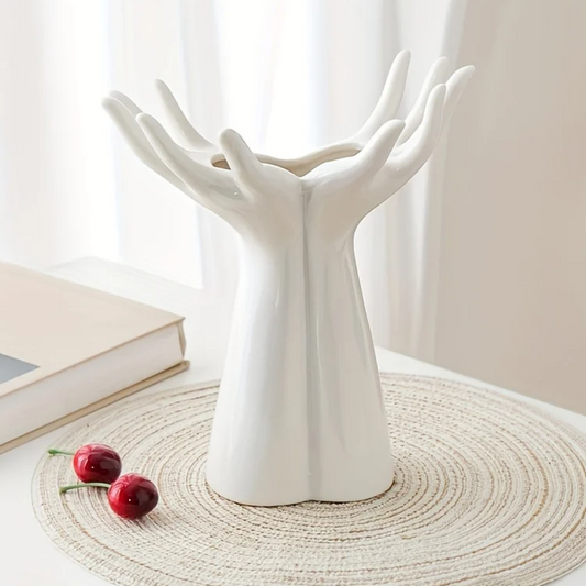 Hands Caramic Vase