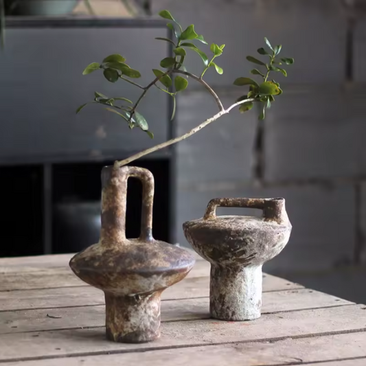 Crude Bottle Ceramic Flower Vase