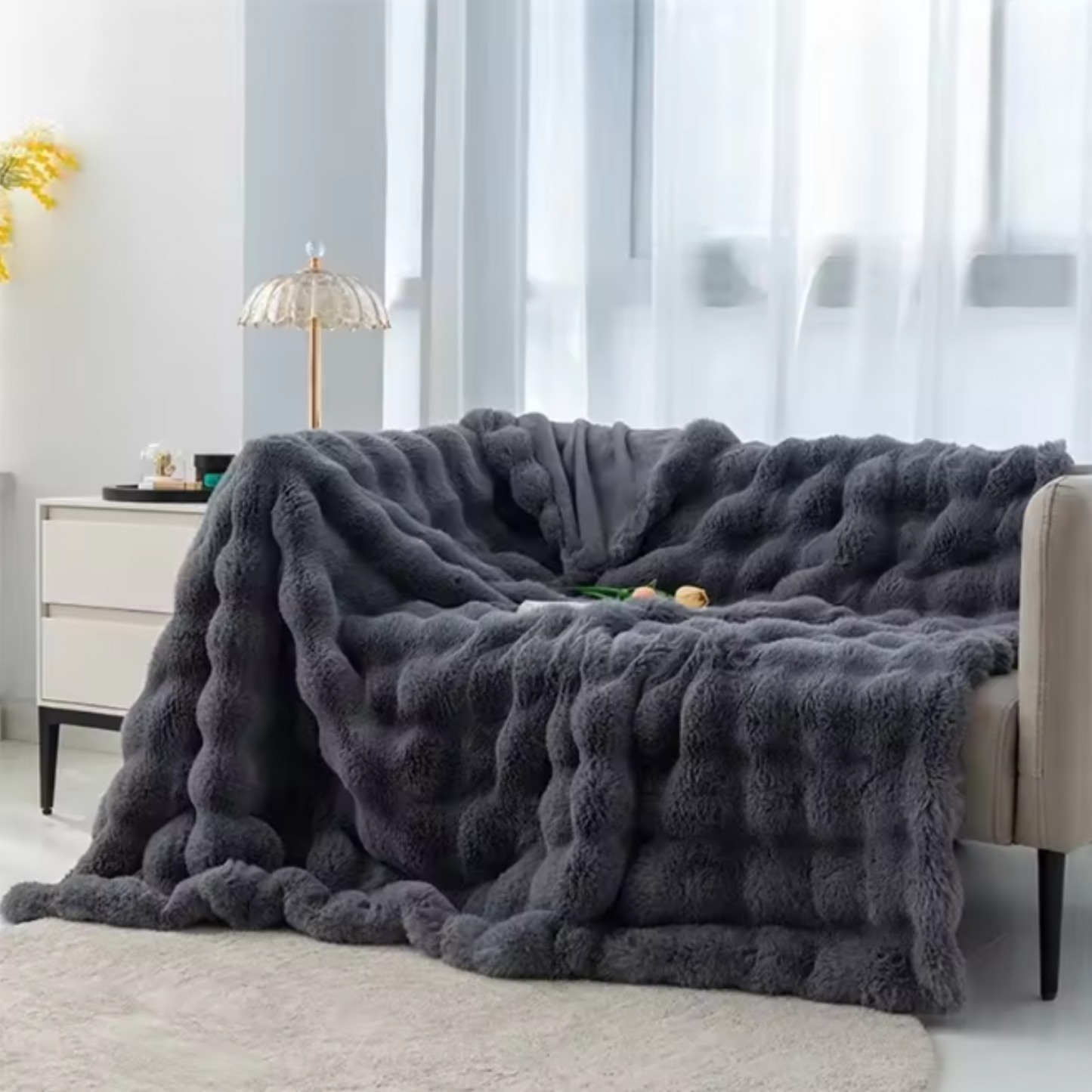 Super Soft Plush Toscana Double Sided Blanket